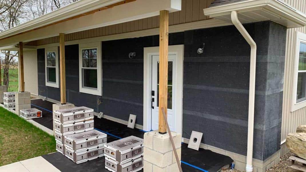 Casa di Sassi Pre Installation phase.